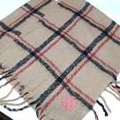 BLOOPER CLOTHING: Monogrammed Plaid Poncho