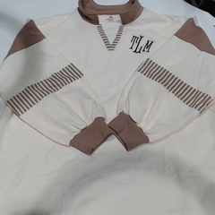BLOOPER CLOTHING: Monogrammed Colorblock Sweatshirt