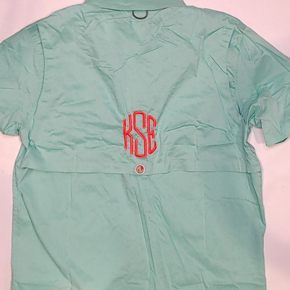 BLOOPER CLOTHING: Monogrammed Fishing Shirt