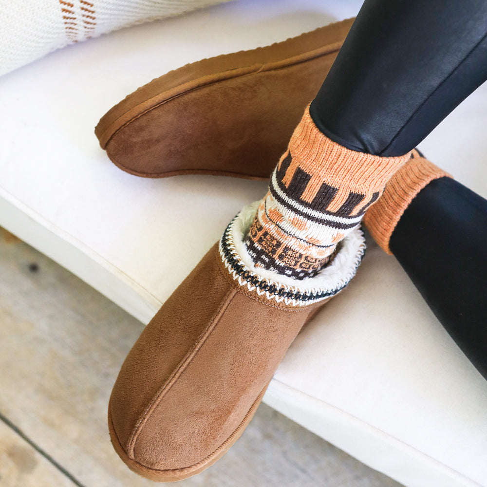 NEW Hickory moccasins worn on girl