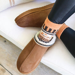 NEW Hickory moccasins worn on girl