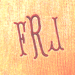 BLOOPER CLOTHING: Monogrammed Poncho Wrap