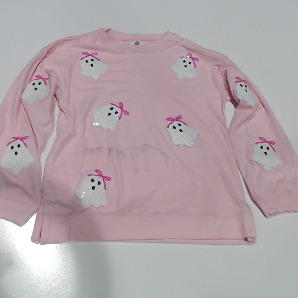 BLOOPER KIDS: BLANK Kids Sequin Ghost Sweatshirt