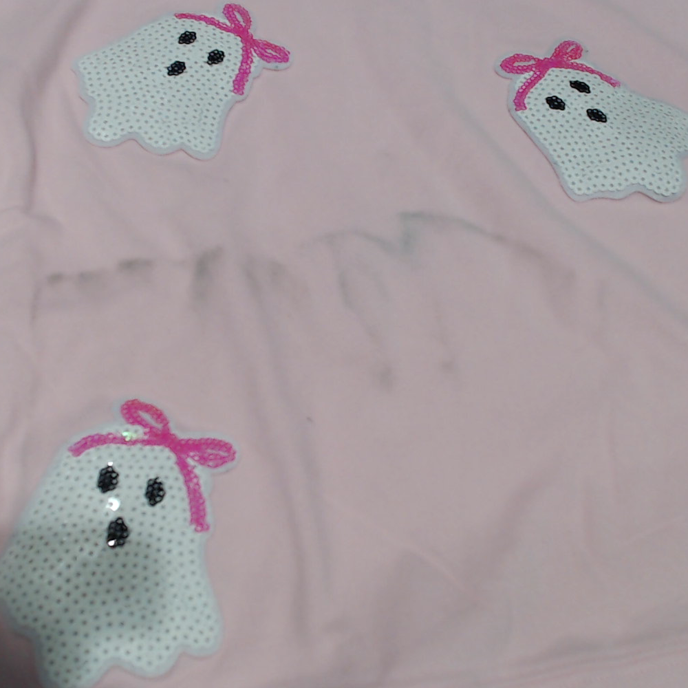 BLOOPER KIDS: BLANK Kids Sequin Ghost Sweatshirt