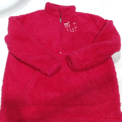 BLOOPER CLOTHING: Monogrammed Sherpa Pullover