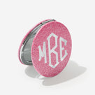 Monogrammed Compact Mirror | Pink
