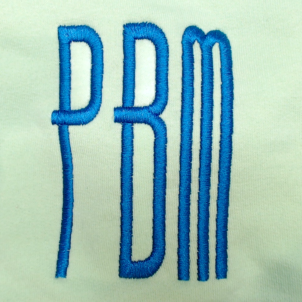 BLOOPER CLOTHING: Monogrammed Quarter Zip Sweatshirt