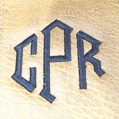 BLOOPER BAG: Monogrammed Leopard Cosmetic Case