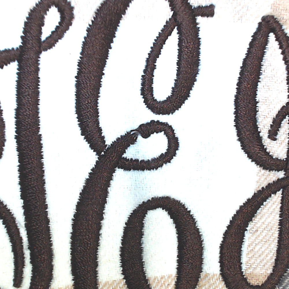 BLOOPER CLOTHING: Monogrammed Plaid Layering Tunic