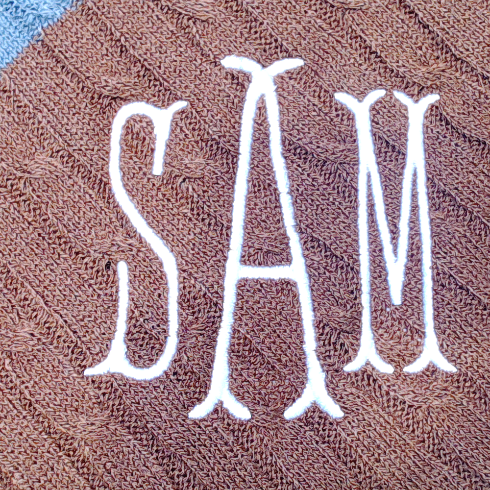 BLOOPER CLOTHING: Monogrammed Poncho