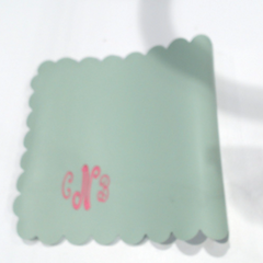 BLOOPER ACCESSORY: Monogrammed Desk Mat