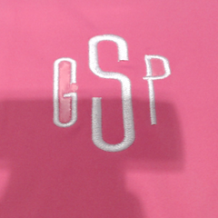 BLOOPER KIDS: Monogrammed Girls Scallop Dress