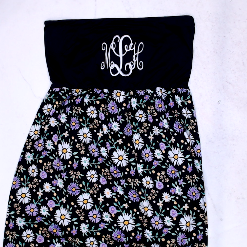 BLOOPER SWIM: Monogrammed Beach Cover Up