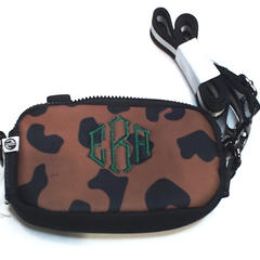 BLOOPER BAG: Monogrammed Neoprene Phone Crossbody
