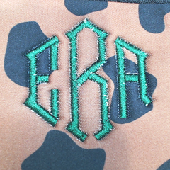 BLOOPER BAG: Monogrammed Neoprene Phone Crossbody