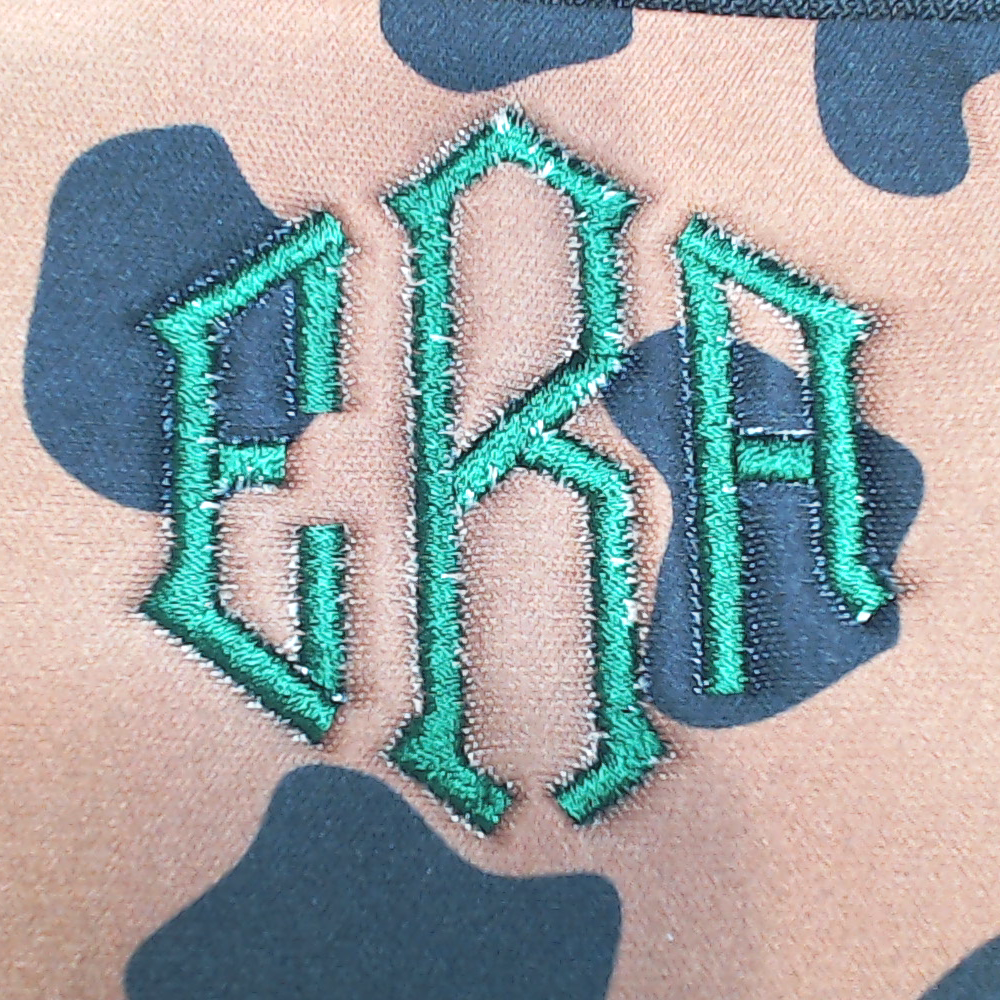 BLOOPER BAG: Monogrammed Neoprene Phone Crossbody
