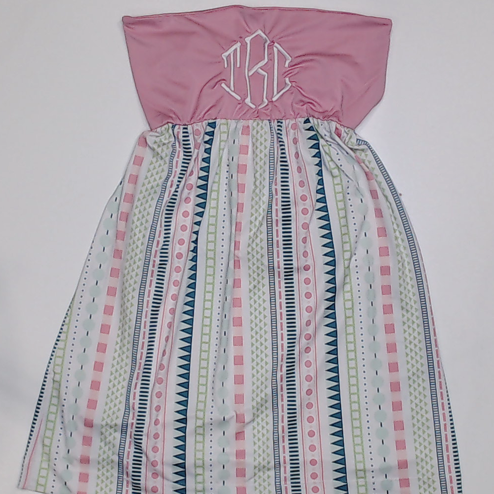 BLOOPER SWIM: Monogrammed Beach Cover Up