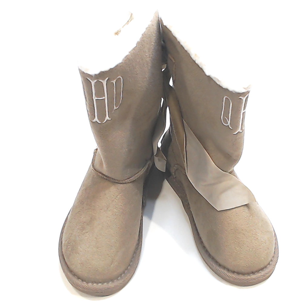 BLOOPER KIDS: Monogrammed Youth Sherpa Booties