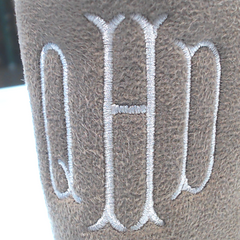BLOOPER KIDS: Monogrammed Youth Sherpa Booties