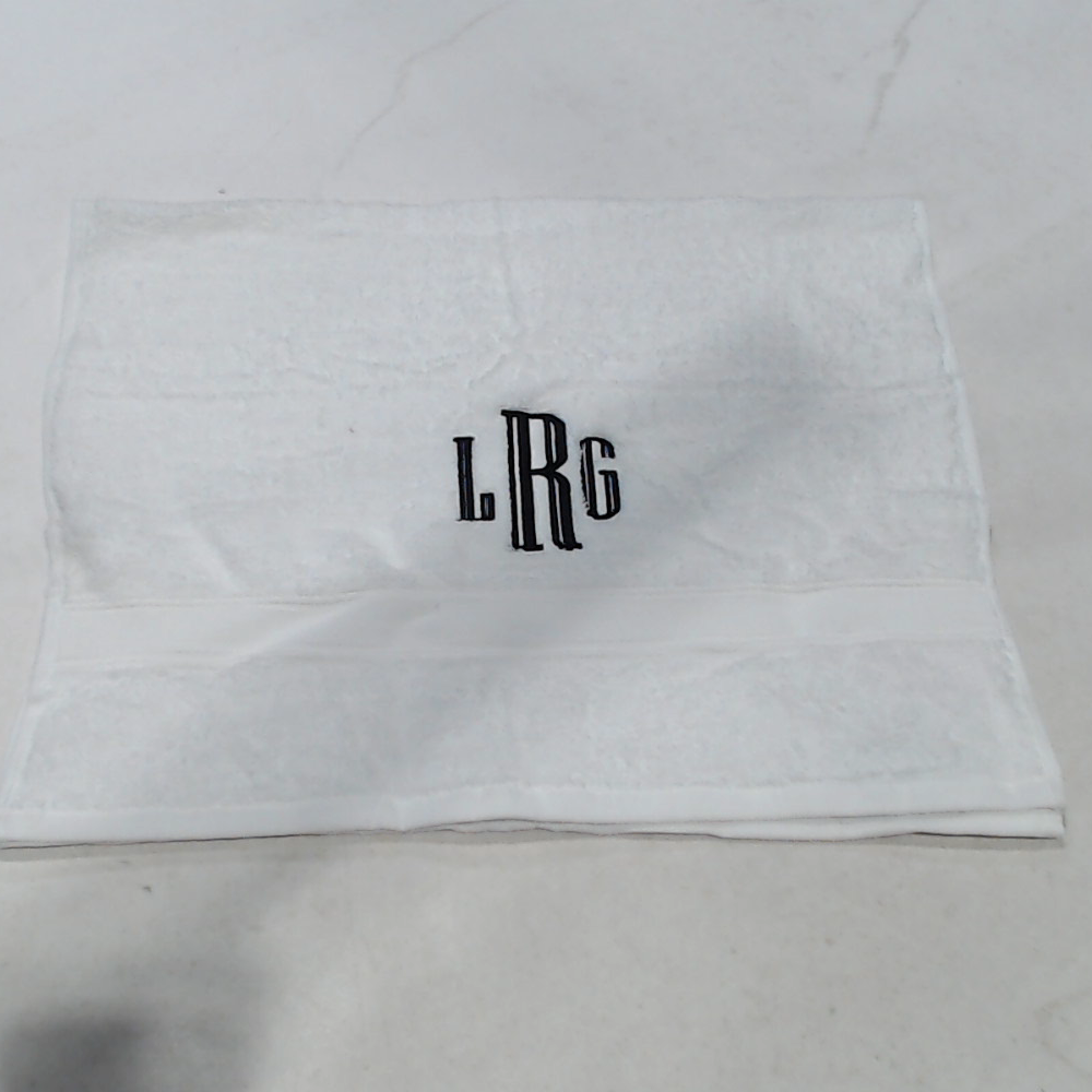 BLOOPER ACCESSORY: Monogrammed Hand Towel