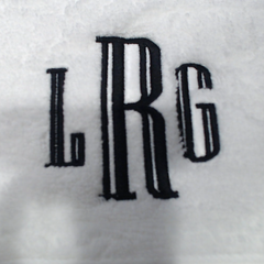 BLOOPER ACCESSORY: Monogrammed Hand Towel