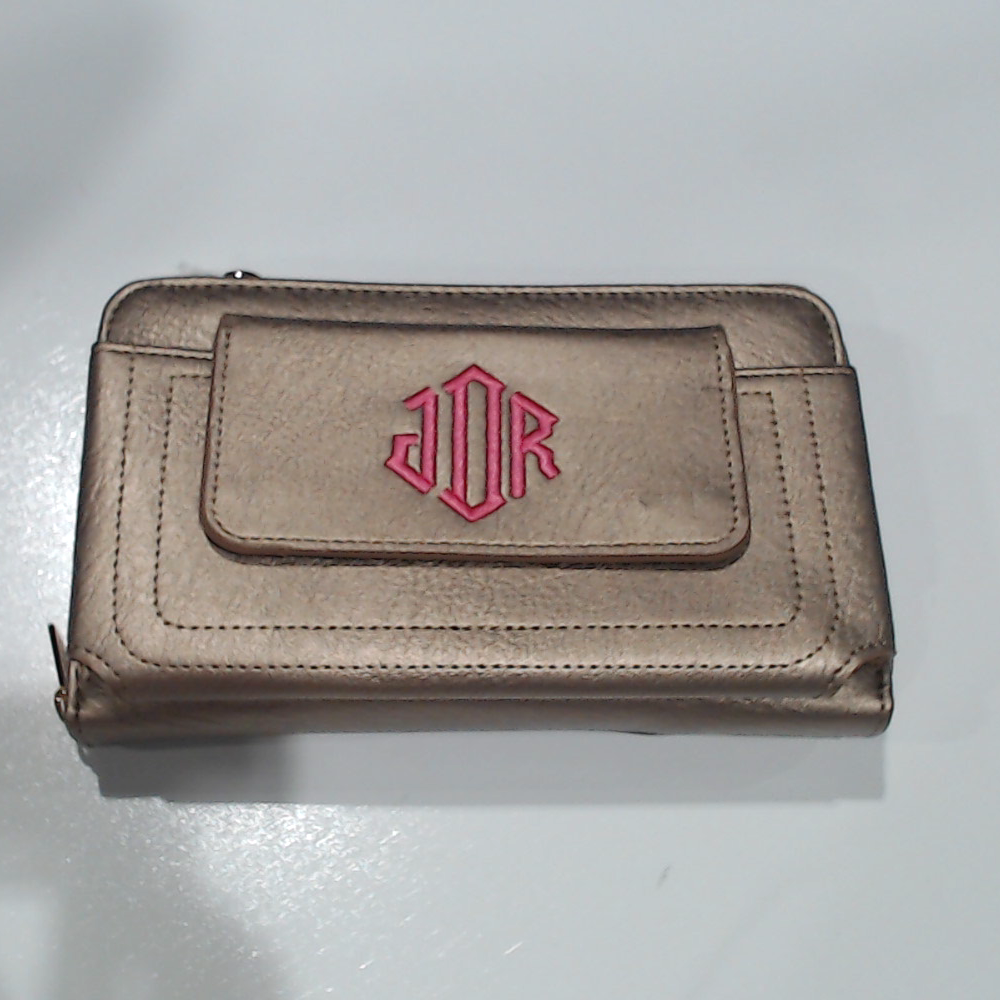 BLOOPER ACCESSORY: Monogrammed Phone Wallet Wristlet