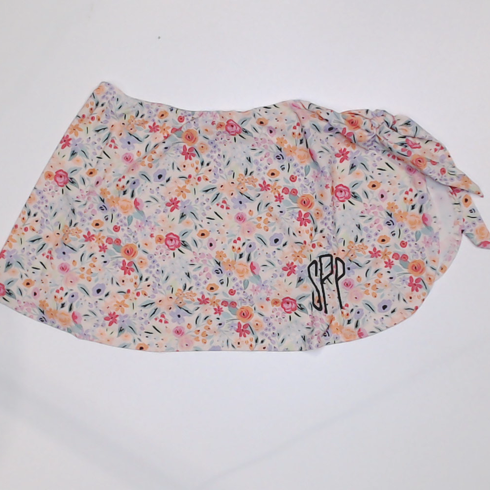 BLOOPER SWIM: Monogrammed Sarong
