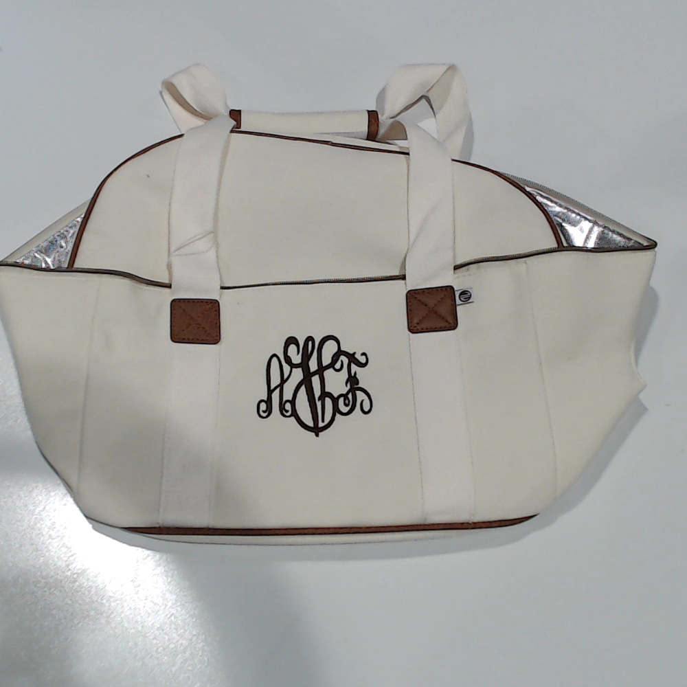 BLOOPER ACCESSORY: Monogrammed Slow Cooker Carrier