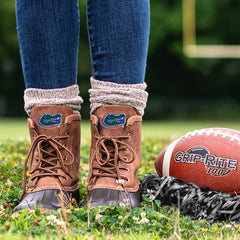 florida gators duck boots on football field