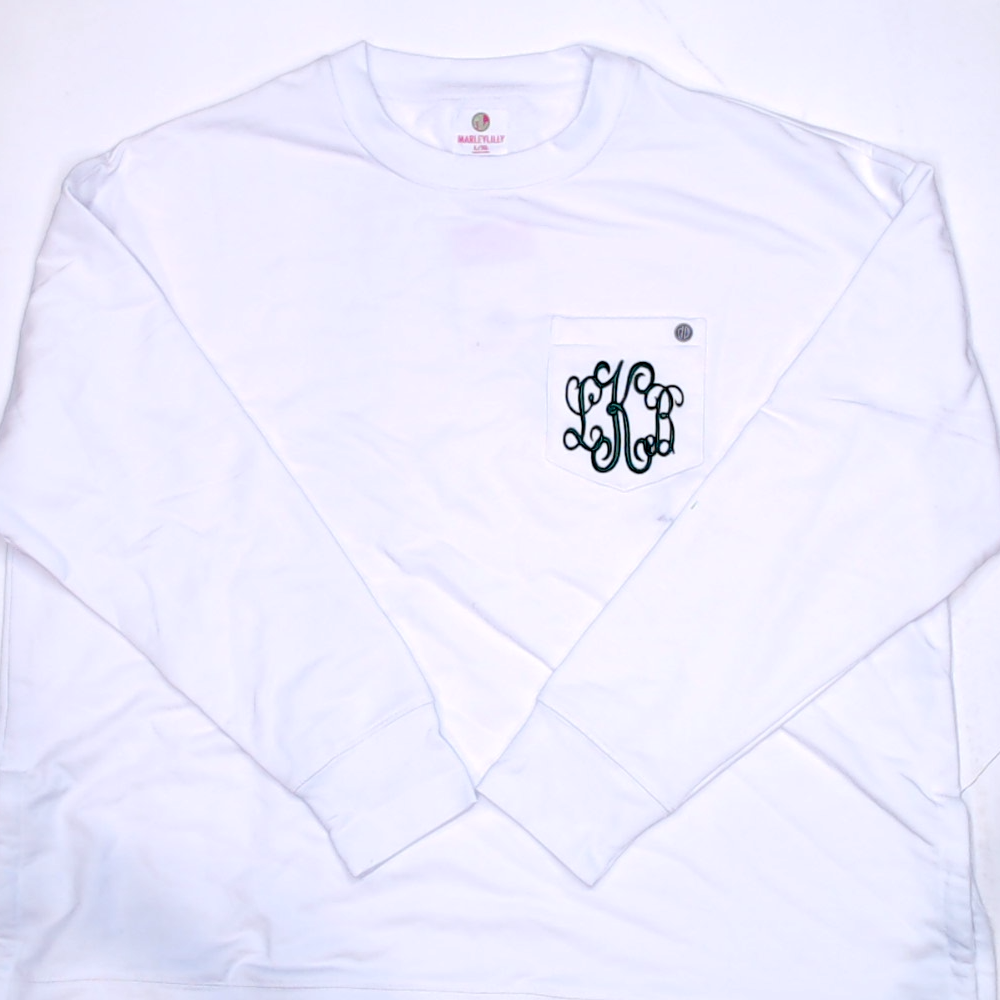 BLOOPER CLOTHING: Monogrammed Crewneck Sweatshirt