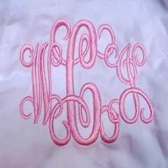BLOOPER KIDS: Monogrammed White Eyelet Baby Bloomers