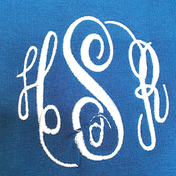 BLOOPER CLOTHING: Monogrammed Sweatshirt Cardigan