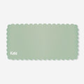 Monogrammed Desk Mat in Mint with name