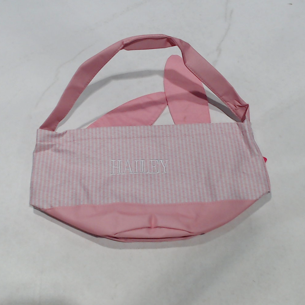 BLOOPER KIDS: Monogrammed Bunny Easter Basket