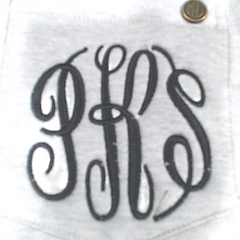 BLOOPER CLOTHING: Monogrammed Crewneck Sweatshirt