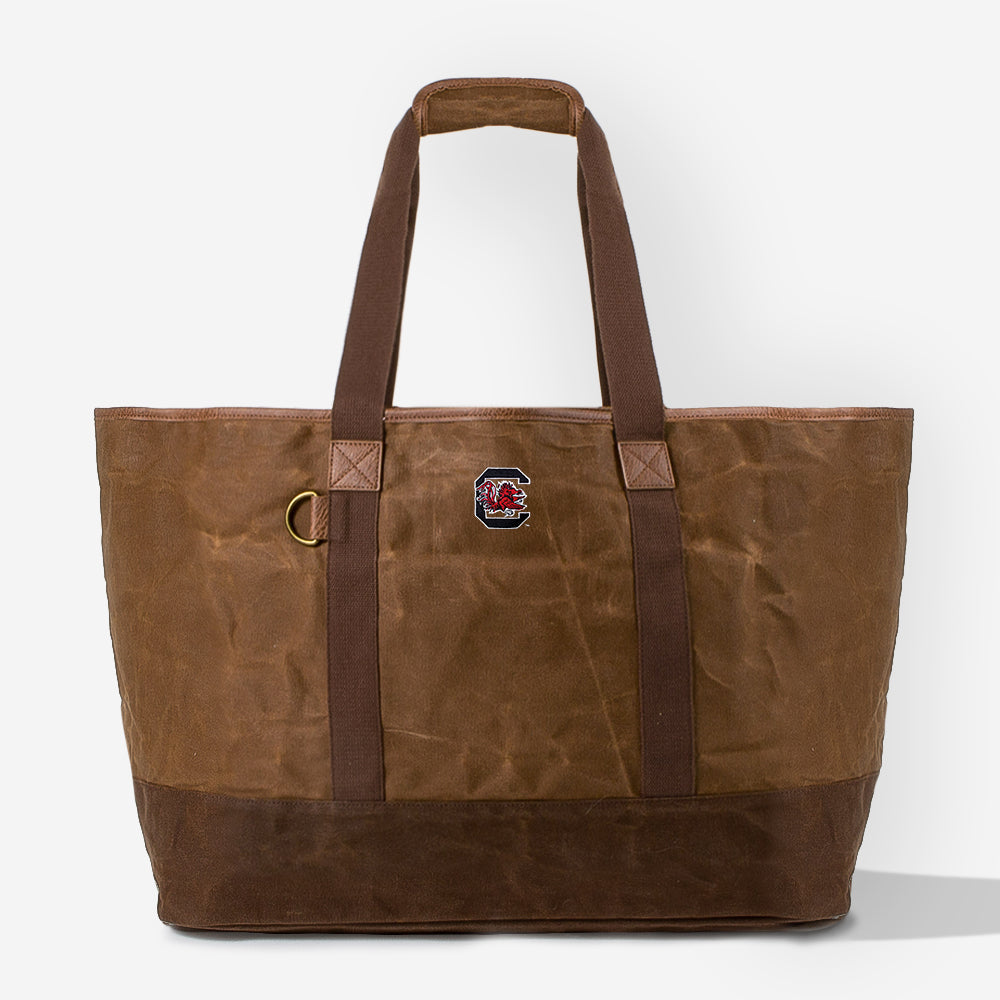 University of South Carolina Waxed Canvas Extra Large Tote Bag
