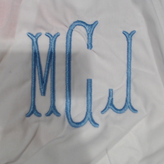 BLOOPER KIDS: Monogrammed White Eyelet Baby Bloomers