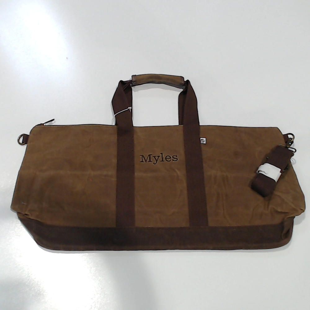 BLOOPER KIDS: Personalized Kids Waxed Canvas Weekender