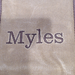 BLOOPER KIDS: Personalized Kids Waxed Canvas Weekender