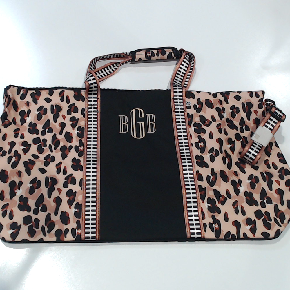 BLOOPER BAG: Monogrammed Weekend Bag