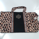 BLOOPER BAG: Monogrammed Weekend Bag