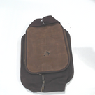 BLOOPER BAG: Personalized Waxed Canvas Hanging Toiletry Bag