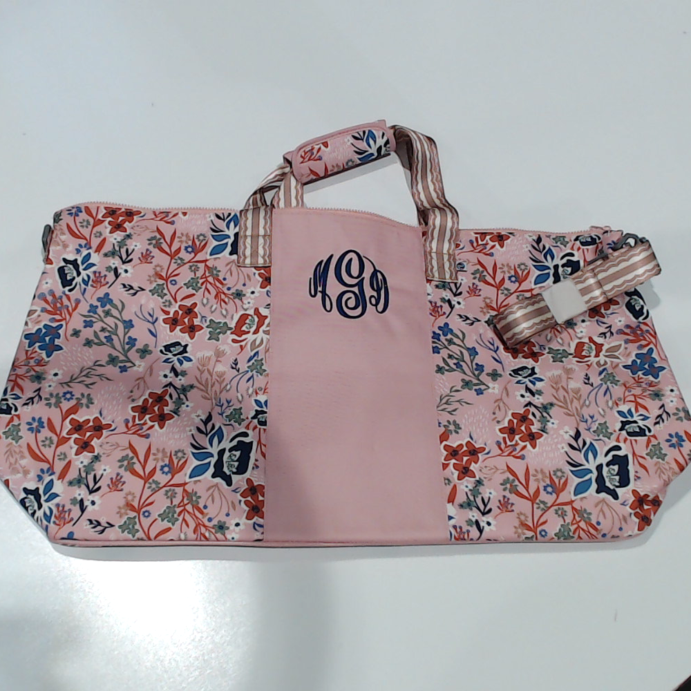 BLOOPER BAG: Monogrammed Weekend Bag