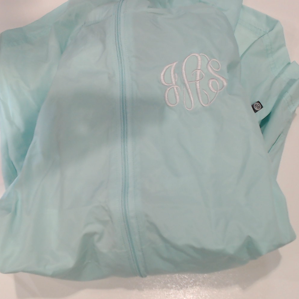 BLOOPER CLOTHING: Monogrammed Lightweight Rain Jacket