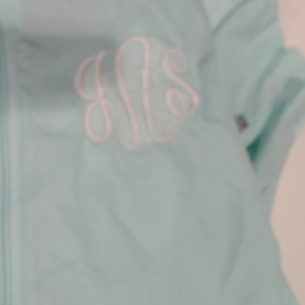 BLOOPER CLOTHING: Monogrammed Lightweight Rain Jacket
