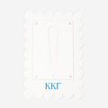 kappa kappa gamma scalloped picture frame