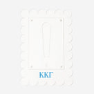 Kappa Kappa Gamma Scalloped Picture Frame | Clear