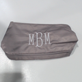 BLOOPER BAG: Monogrammed Double Layer Makeup Bag