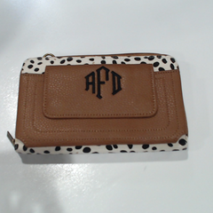 BLOOPER ACCESSORY: Monogrammed Phone Wallet Wristlet