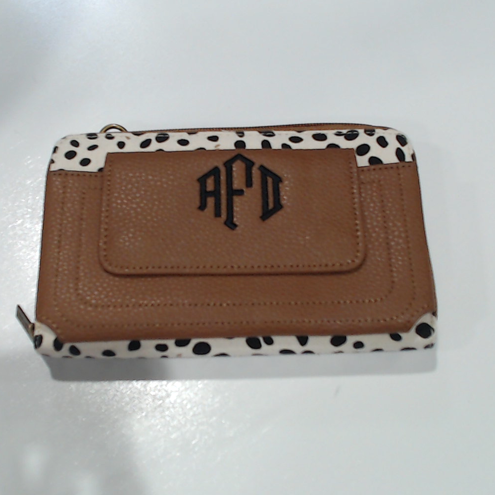 BLOOPER ACCESSORY: Monogrammed Phone Wallet Wristlet
